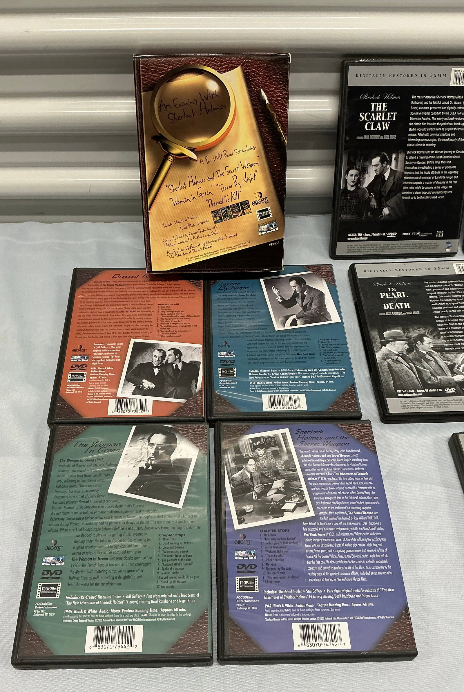 Sherlock Holmes DVDs - 4