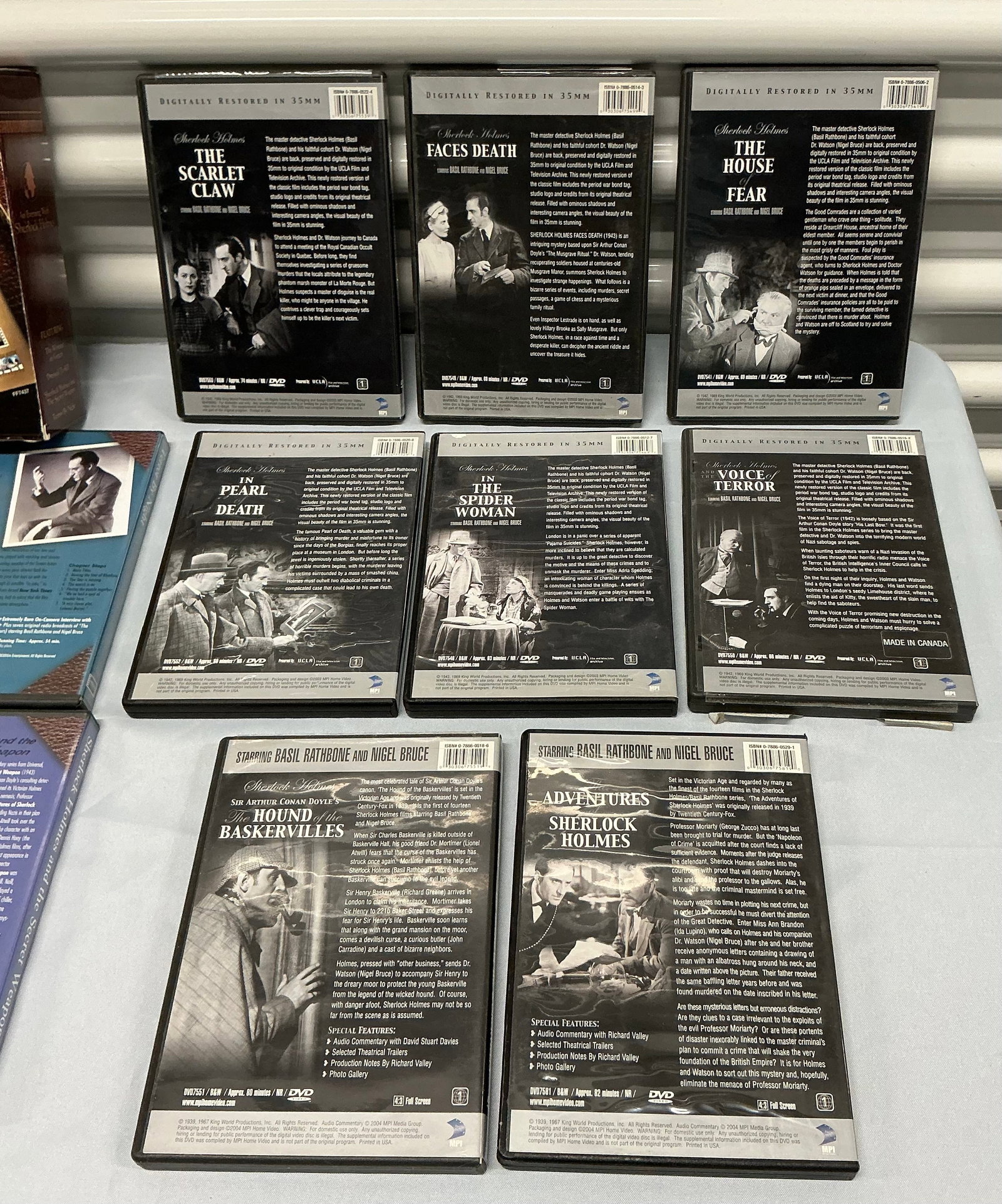 Sherlock Holmes DVDs - 5