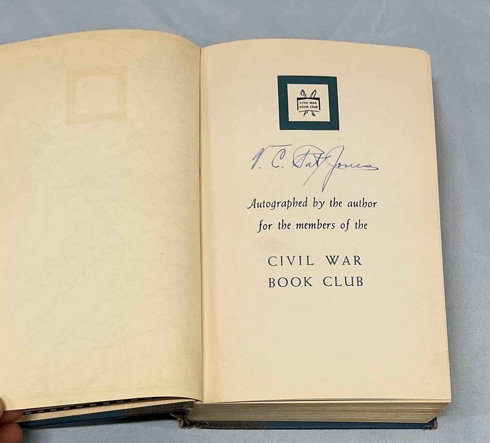 1956 First Edition SIGNED By The Author Gray Ghosts And Rebel Raiders: Civil War