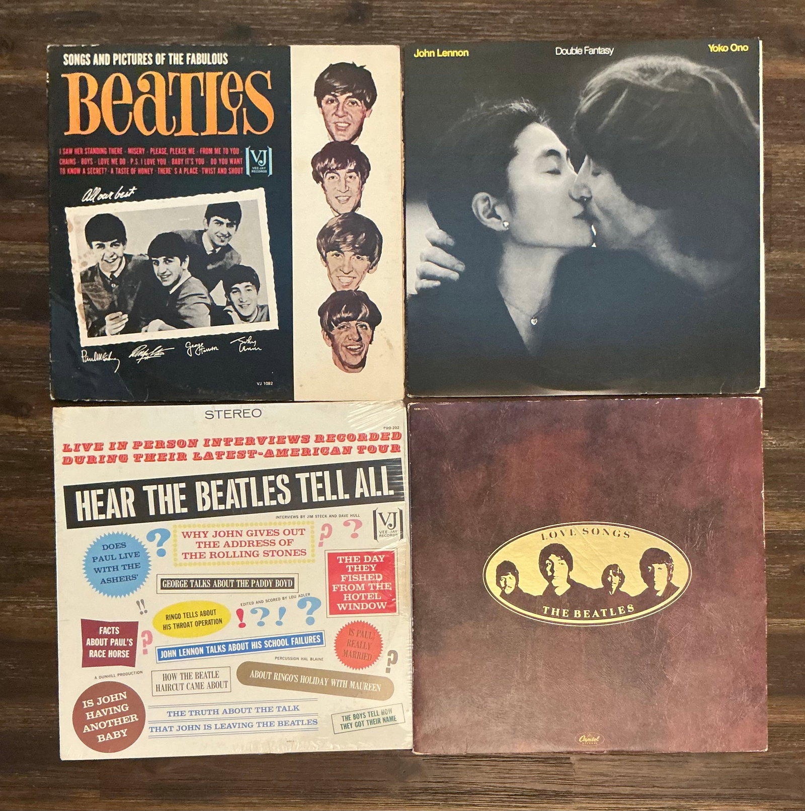 Vintage Beatles Vinyl Records: All untested/unchecked. If you have a question about a specific record, please ask before bidding