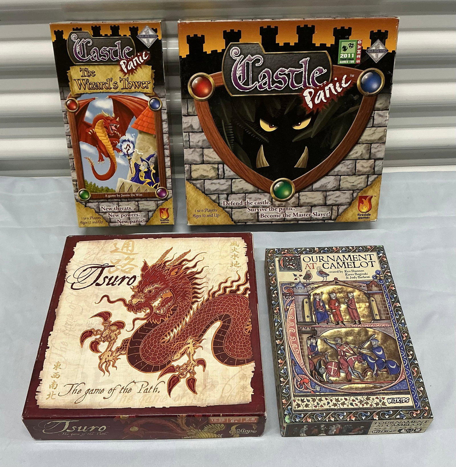 Medieval Strategy Board Games: Appear Complete, Some Sealed Parts