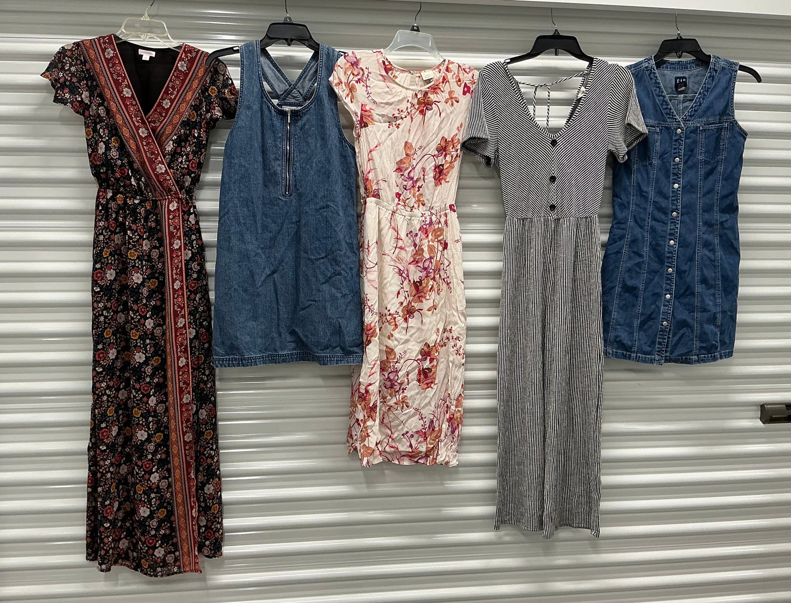 Collection Of Dresses & Striped Jumper: Sizes XS, 2, Girls XL (Seems = to Women’s XS/S) Striped Pants Jumper no size - approx S ( Elastic waist)