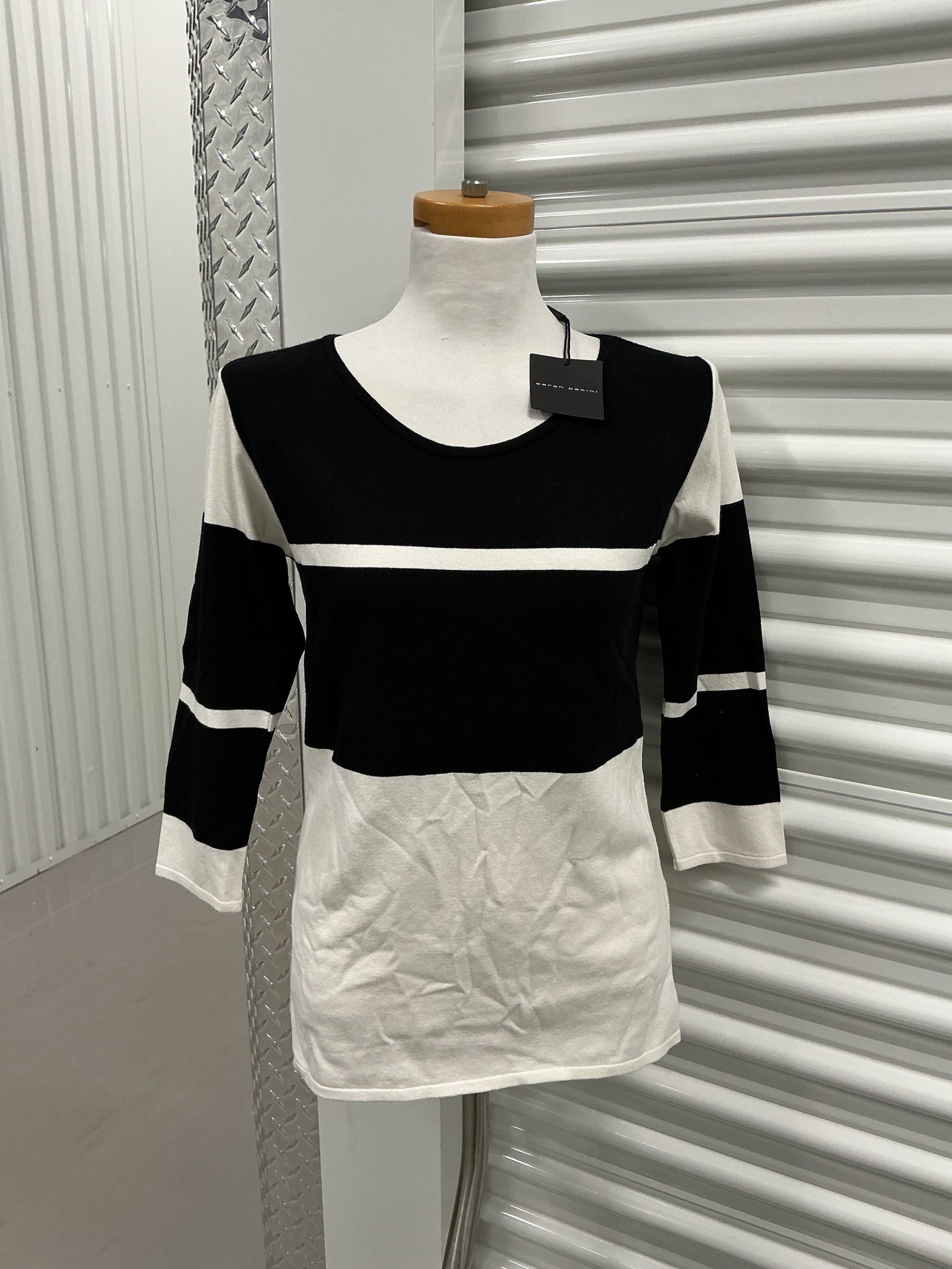Italian Designer Sarah Pacini Viscose Blend Sweater: One Size