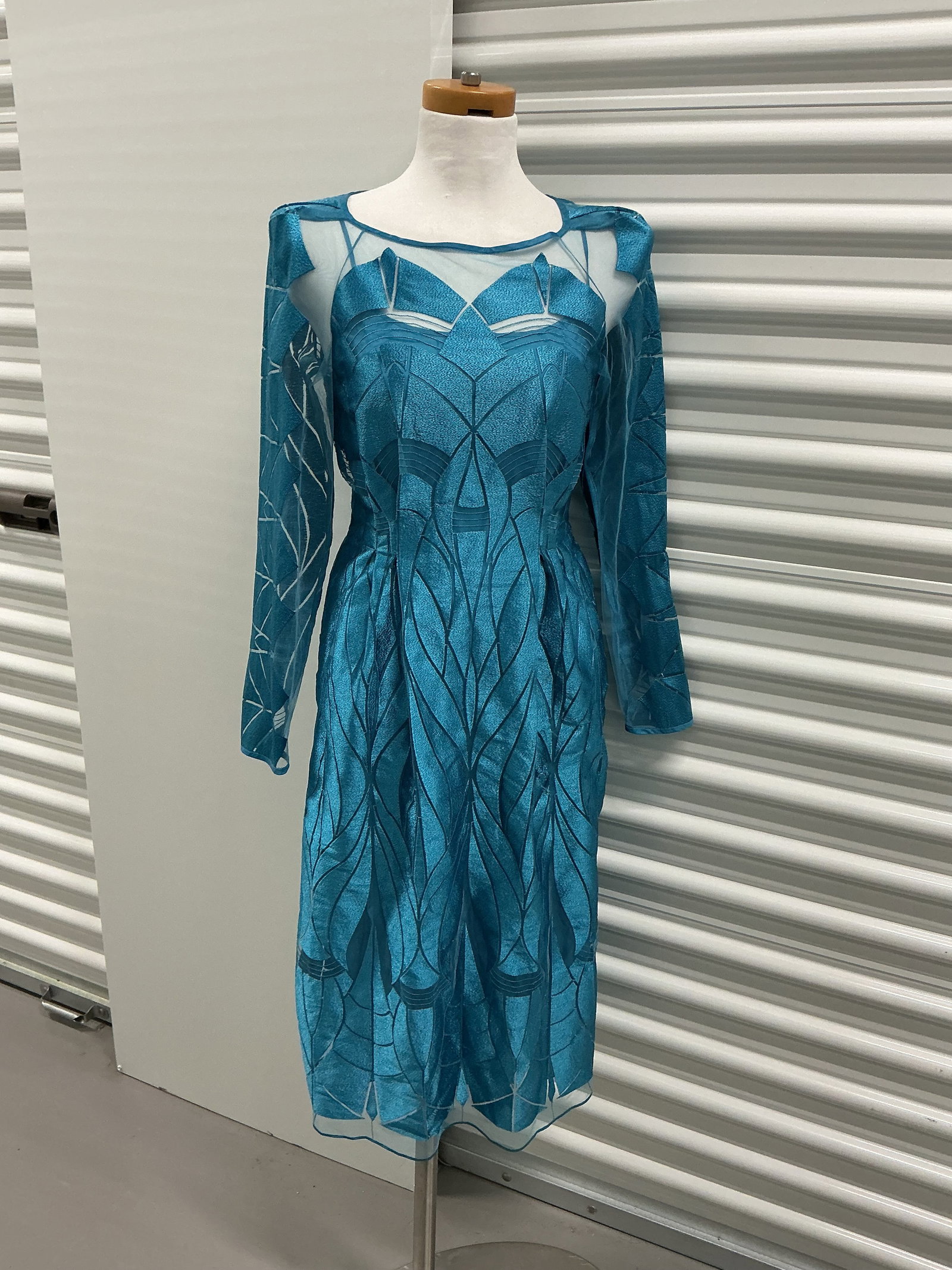 Alberta Ferretti Gown: Size 4 Two pieces, Outer dress & slip