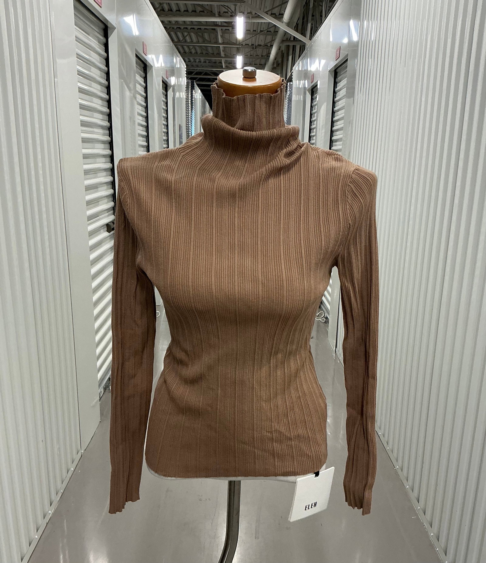 Eleh Taupe Turtleneck With Tag: Size S