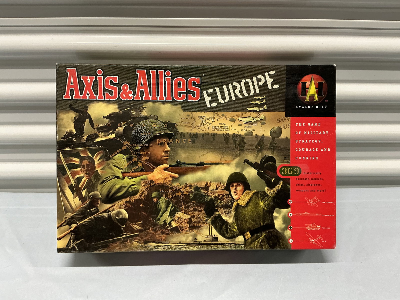 SEALED Avalon Hill Axis & Allies Europe: Sealed Parts As Shown. Unchecked, but appears complete
