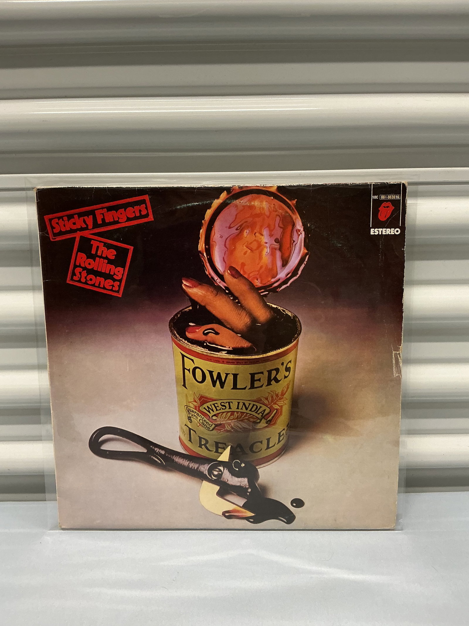 The Rolling Stones Sticky Fingers Vintage Vinyl Record (1 of 4)