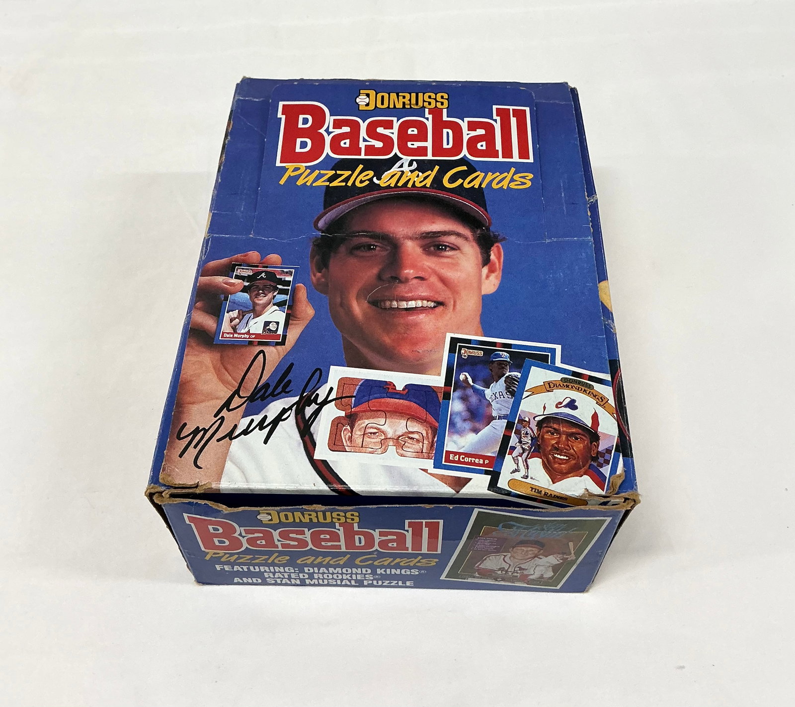 Complete Box Of 36 Don Russ Puzzle & Baseball Card Packs: Appear Factory Sealed