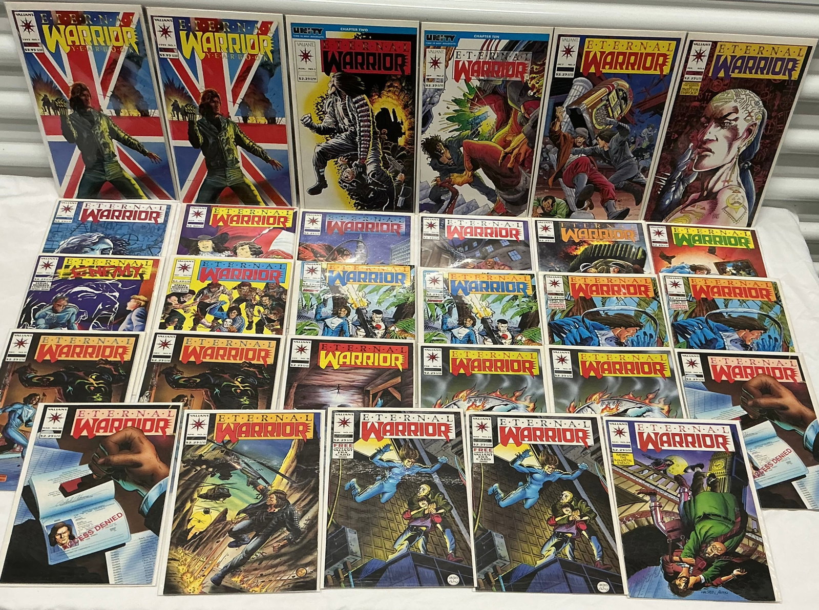 Vintage Eternal Warrior Comics Incl No 1: All Boarded