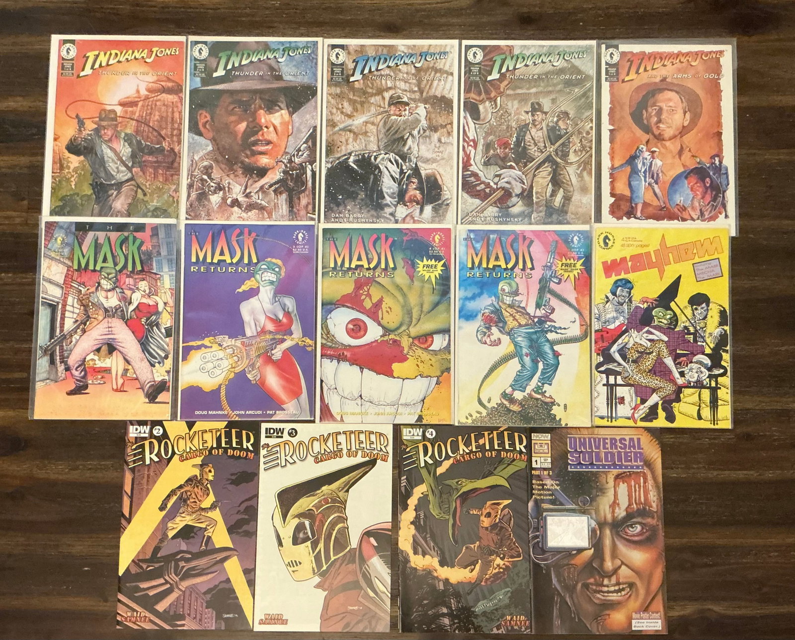 Vintage Comics The Mask Indiana Jones Rocketeer: Most Boarded