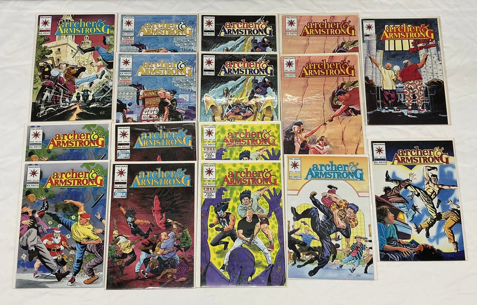 Archer & Armstrong Comics 15-24 Plus Doubles (1 of 3)