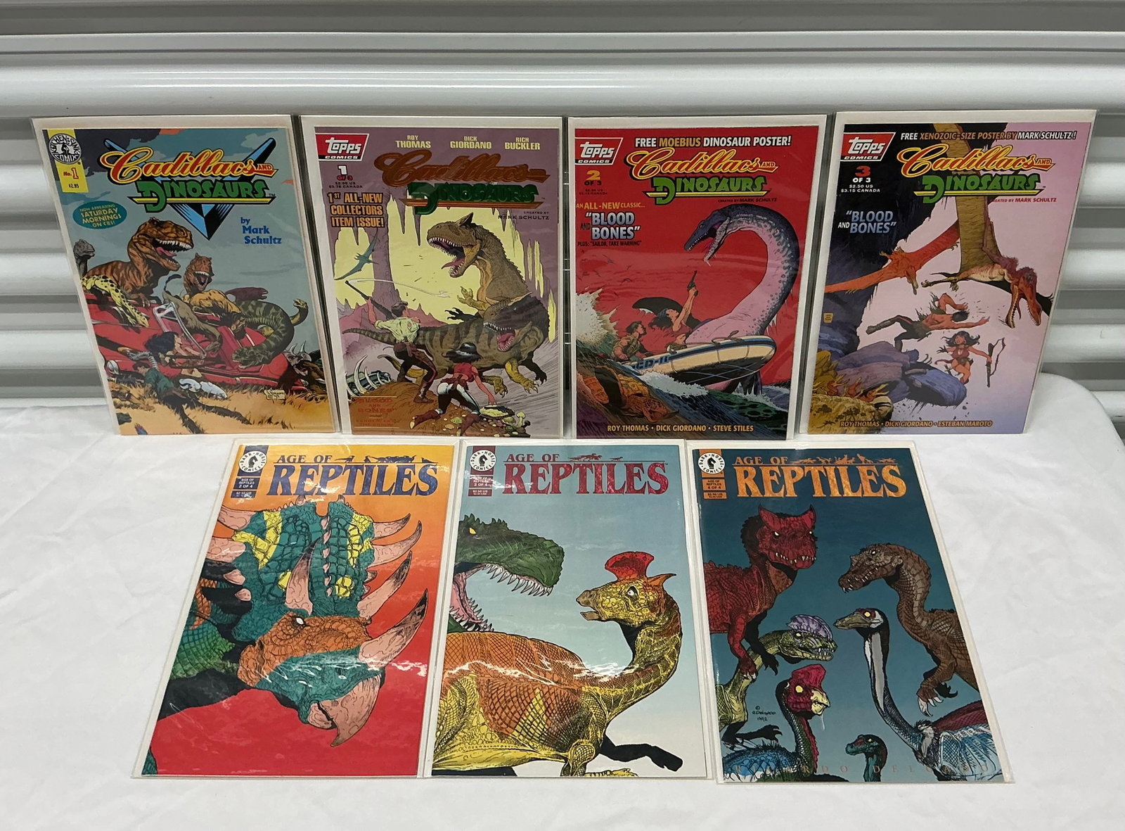 Cadillacs And Dinosaurs & Age Of Reptiles Comics: All Boarded