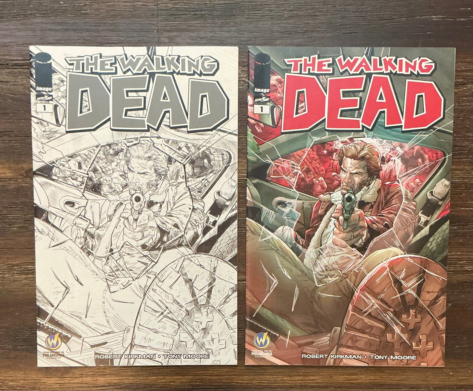 The Walking Dead #1 Wizard World Philly Comic Con Exclusive Variants: Philadelphia Exclusivev