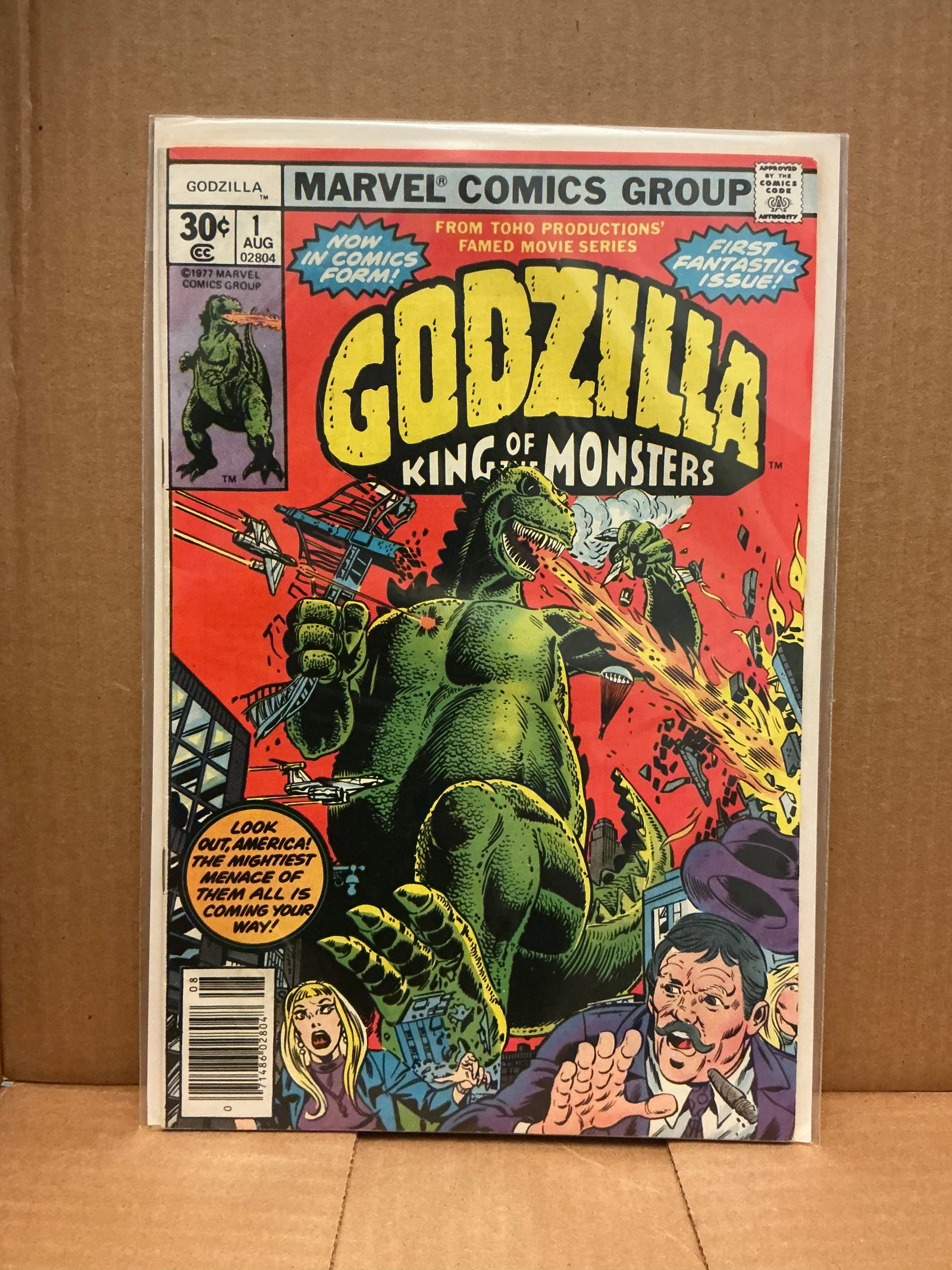 1977 Godzilla King Of The Monsters #1 Marvel Comics (1 of 3)