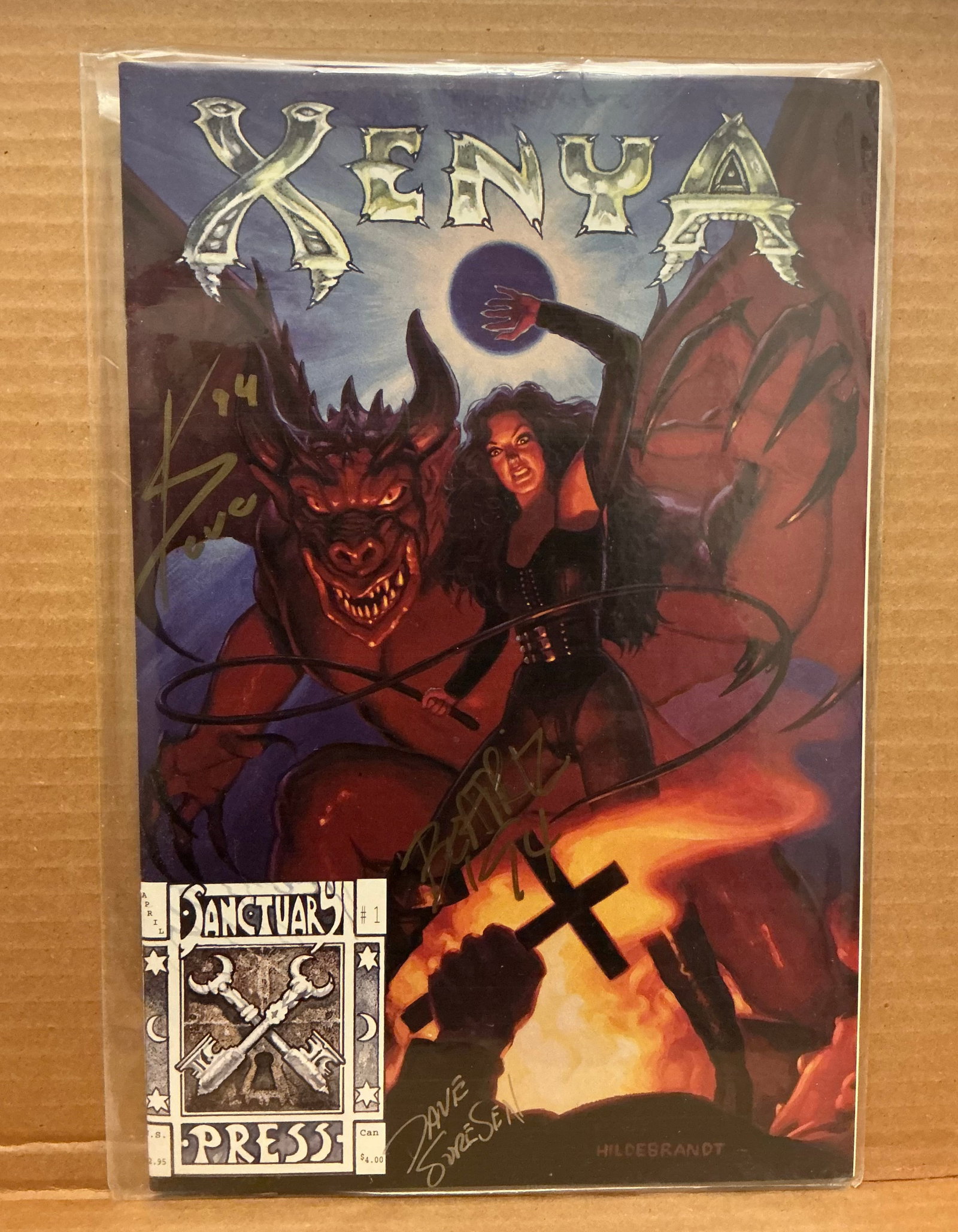 SIGNED By Artists & Editor Sanctuary Press Xenya Comic Book #1 (1 of 4)