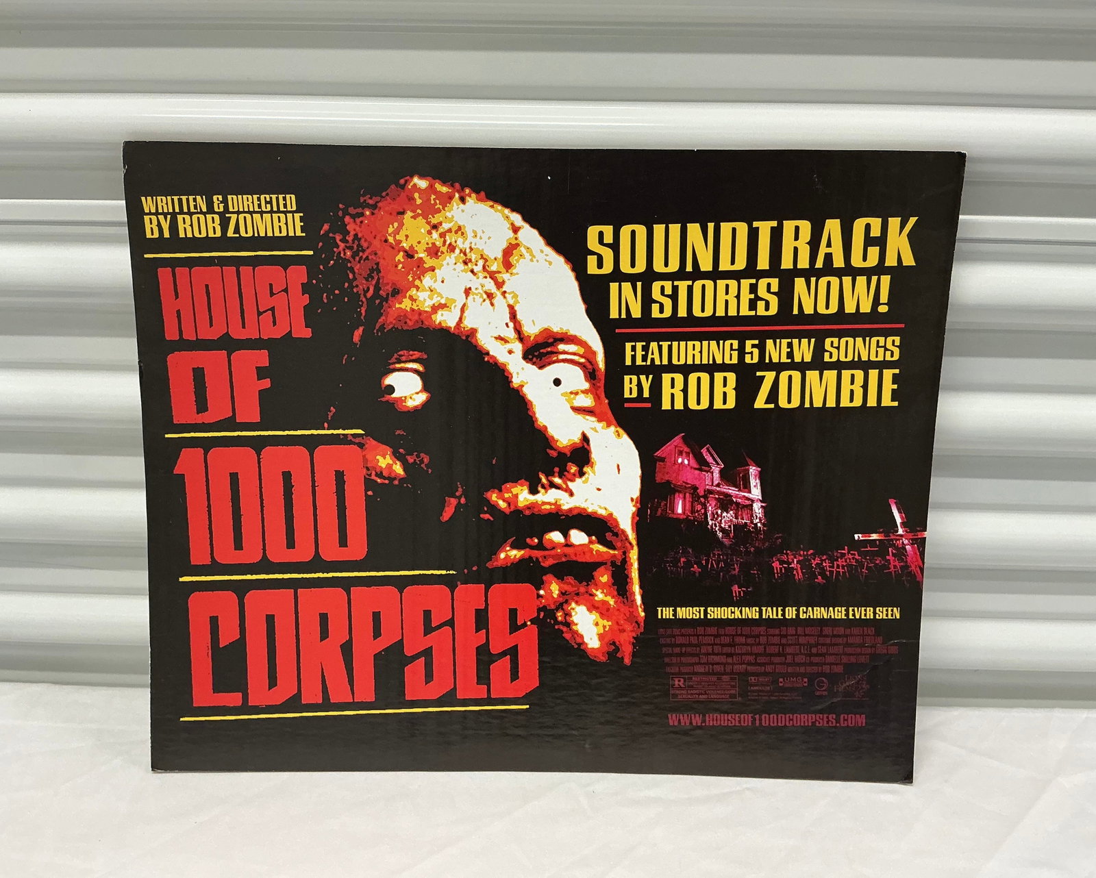 2002 Rob Zombie House Of 1000 Corpses Promotional Poster Board (1 of 4)