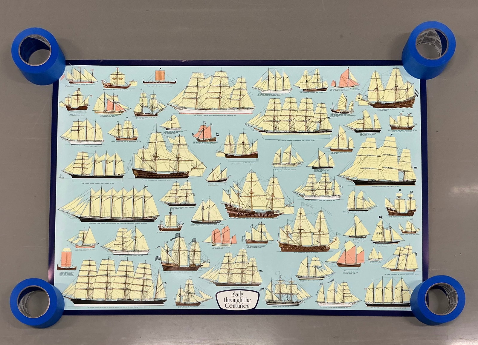 Sails Through The Century Print: 38.5x26.5
