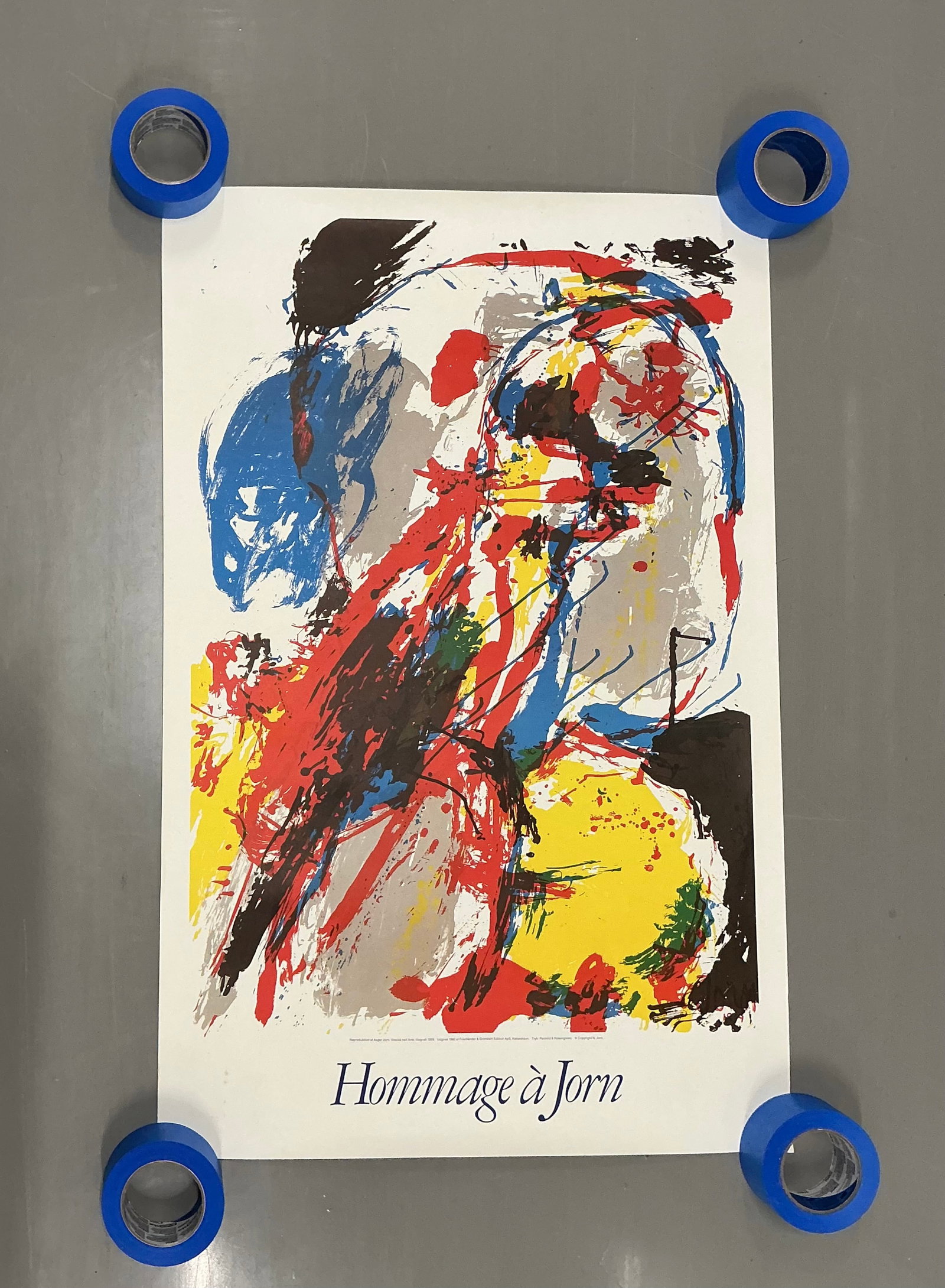 Danish Artist Asger Jorn 1980 Exhibition Poster (1 of 9)
