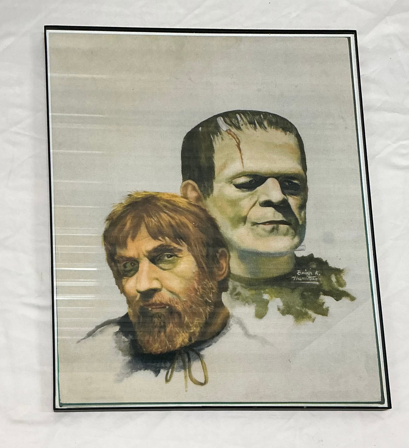 Framed Frankenstein Art - 3