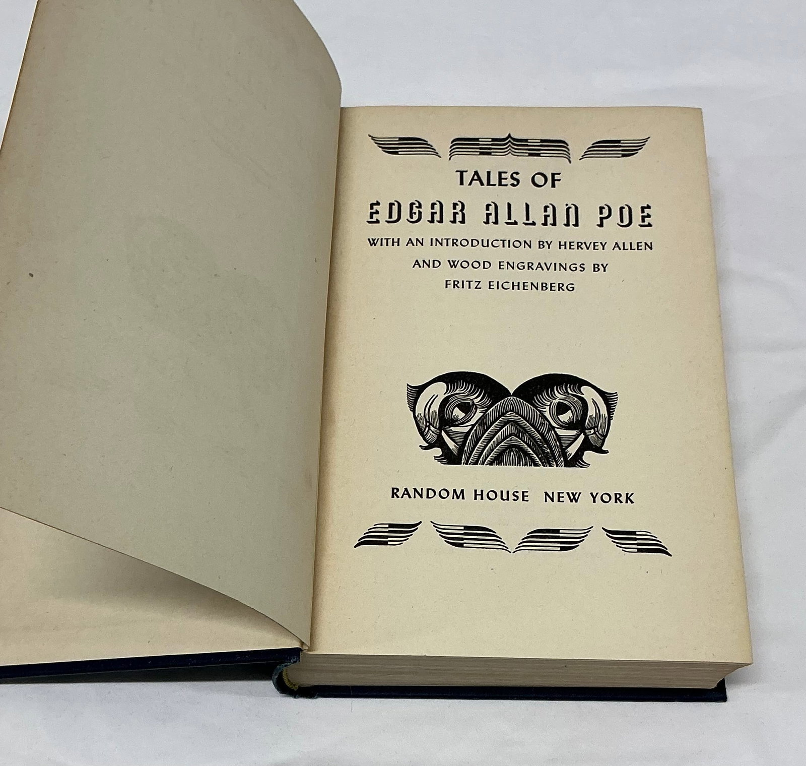 1944 Tales Of Edgar Allan Poe Illustrated Wood Engravings (1 of 8)