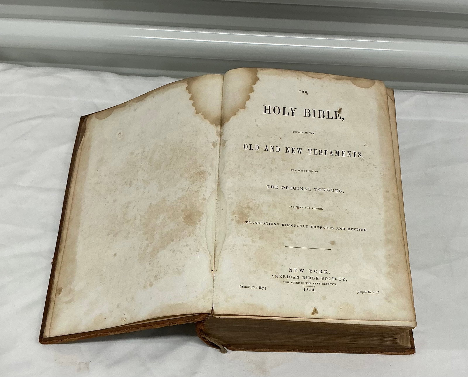 1854 Bible (1 of 5)