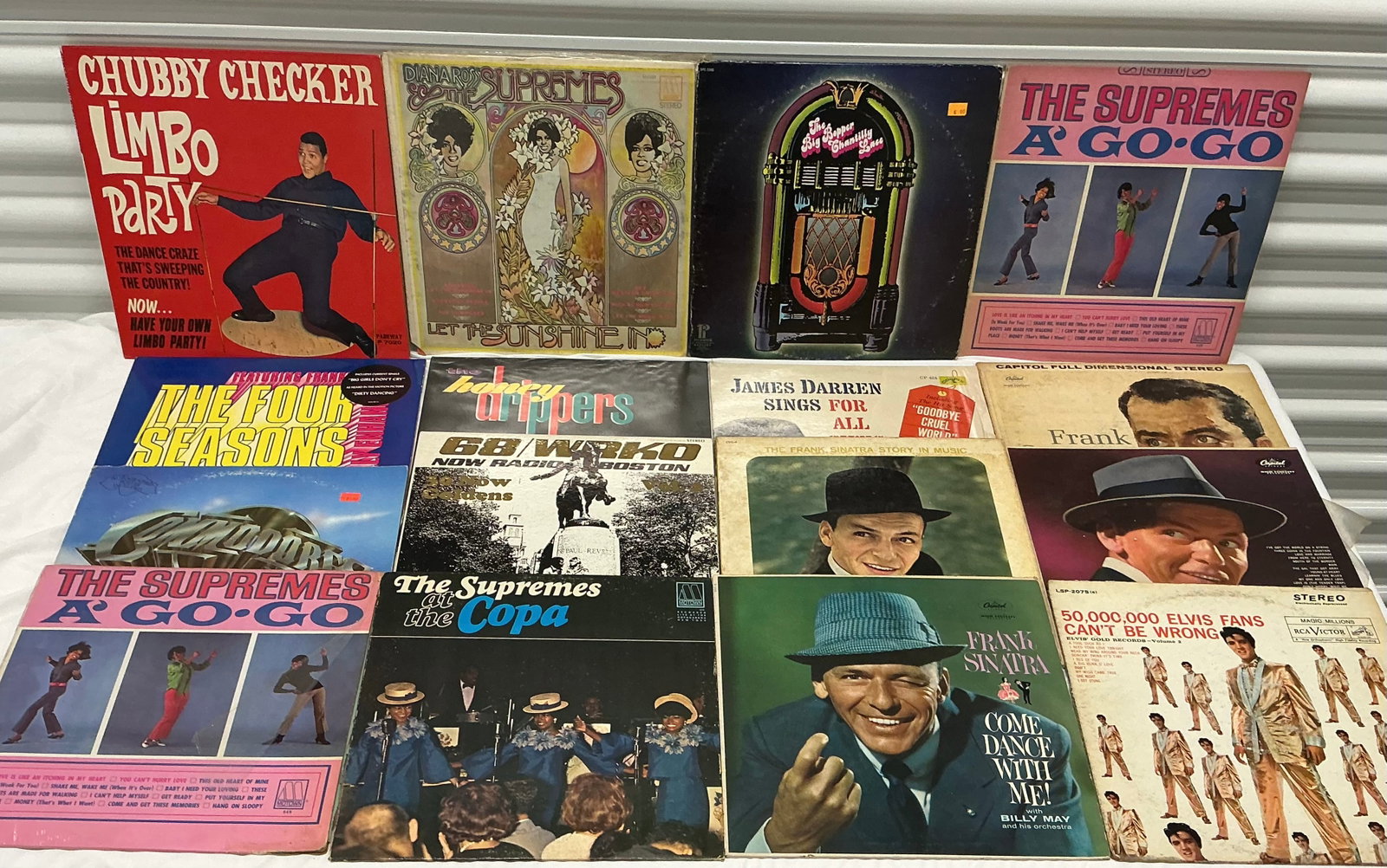Vintage Elvis Sinatra Oldies Vinyl Records (1 of 4)