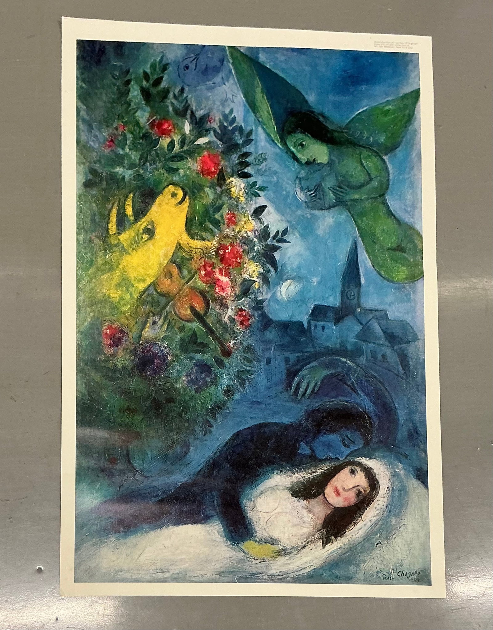 Vintage Marc Chagall La Nuit D’Orgeval Print (1 of 5)