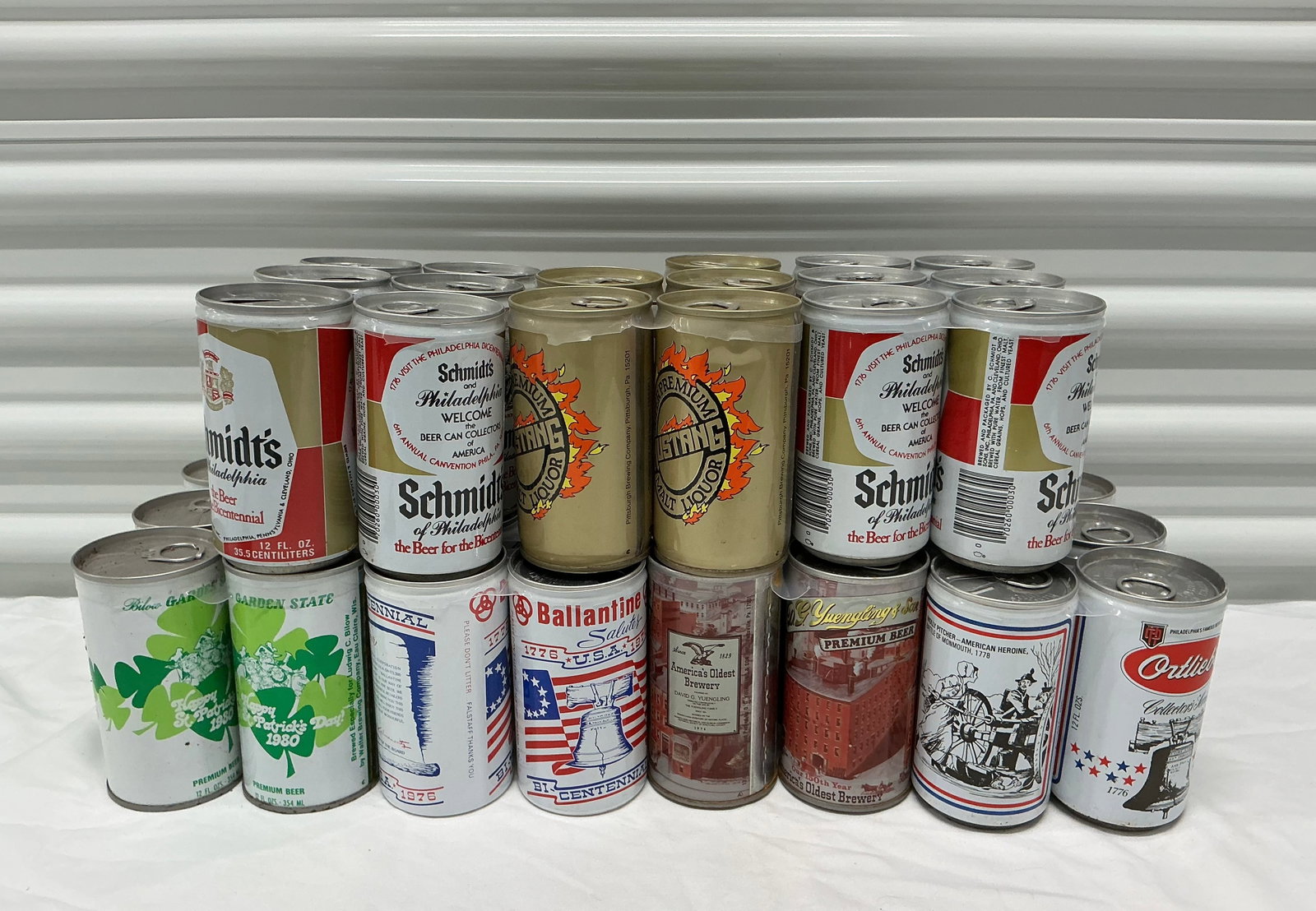 Six Packs Of Vintage Beer Cans: All Empty