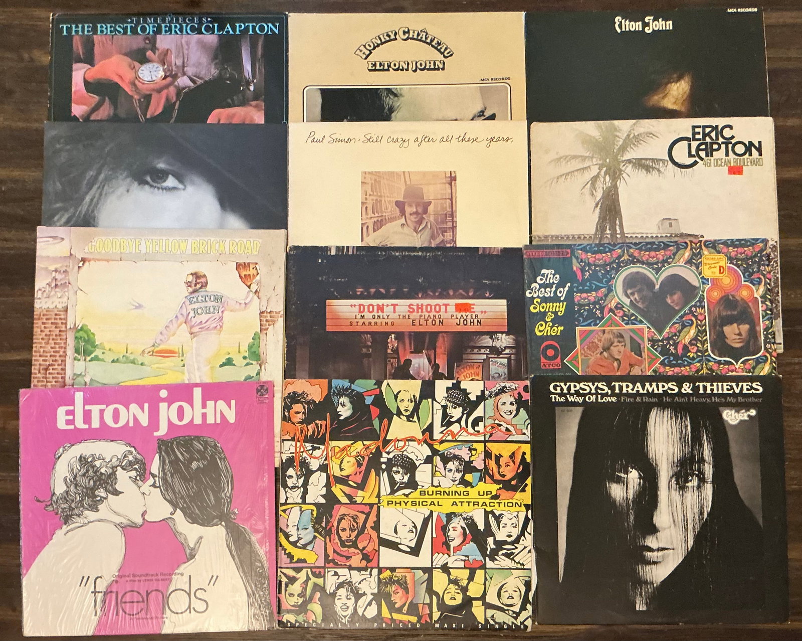 Vintage Rock Vinyl Records (1 of 4)