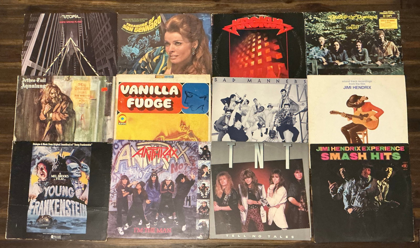 Vintage Rock Vinyl Records (1 of 5)