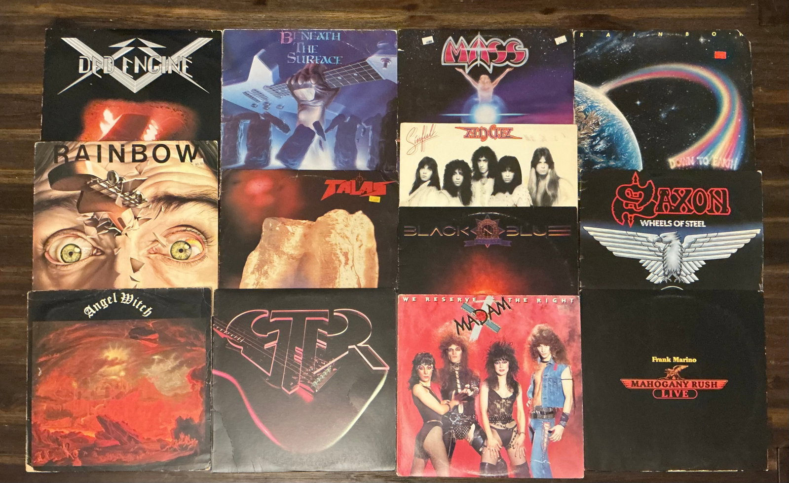 Vintage Heavy Metal Vinyl Records (1 of 4)