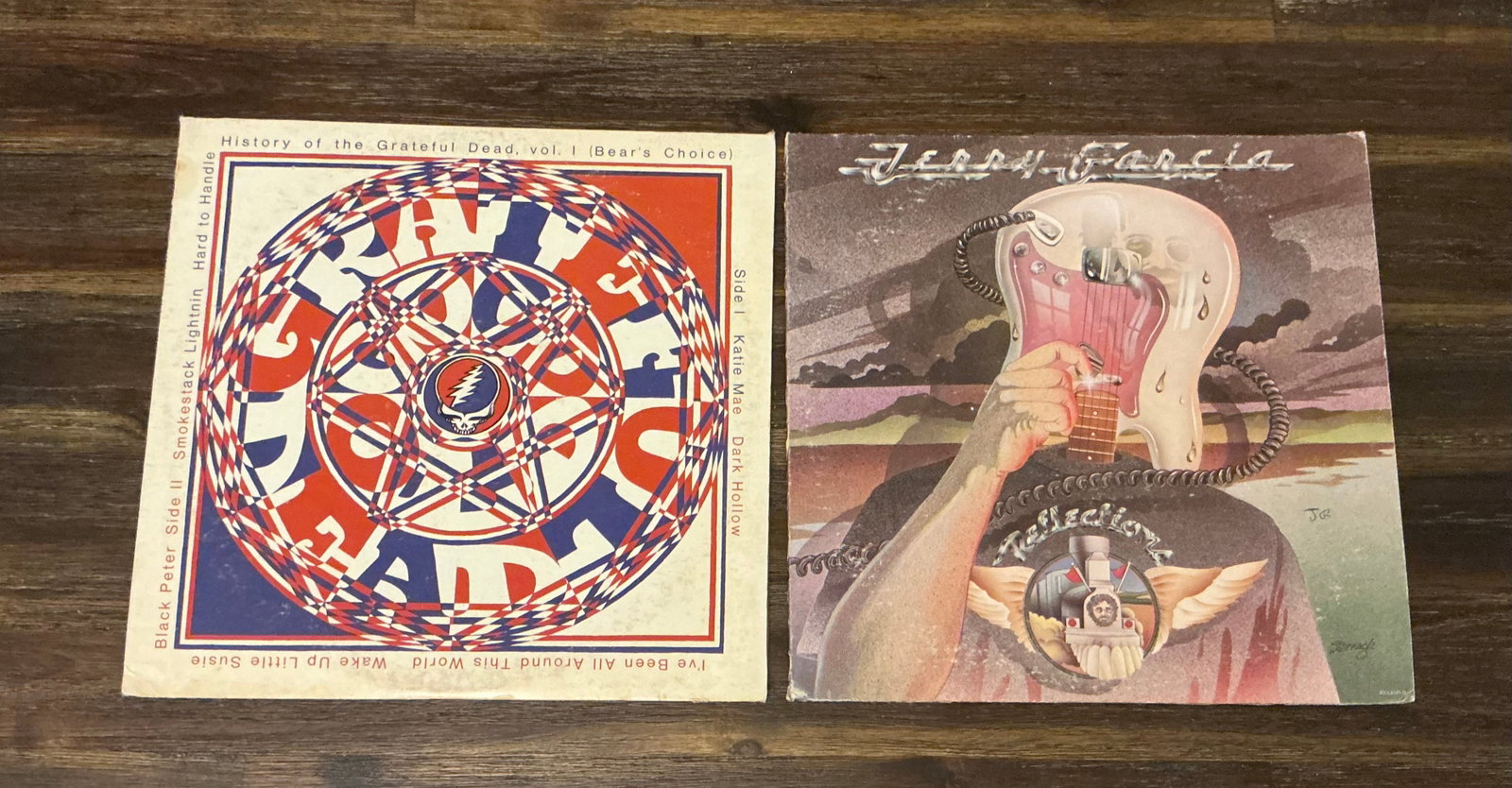 The Grateful Dead Jerry Garcia Vintage Vinyl Records: All unchecked/untested. If you have a question about a specific record, please ask before bidding