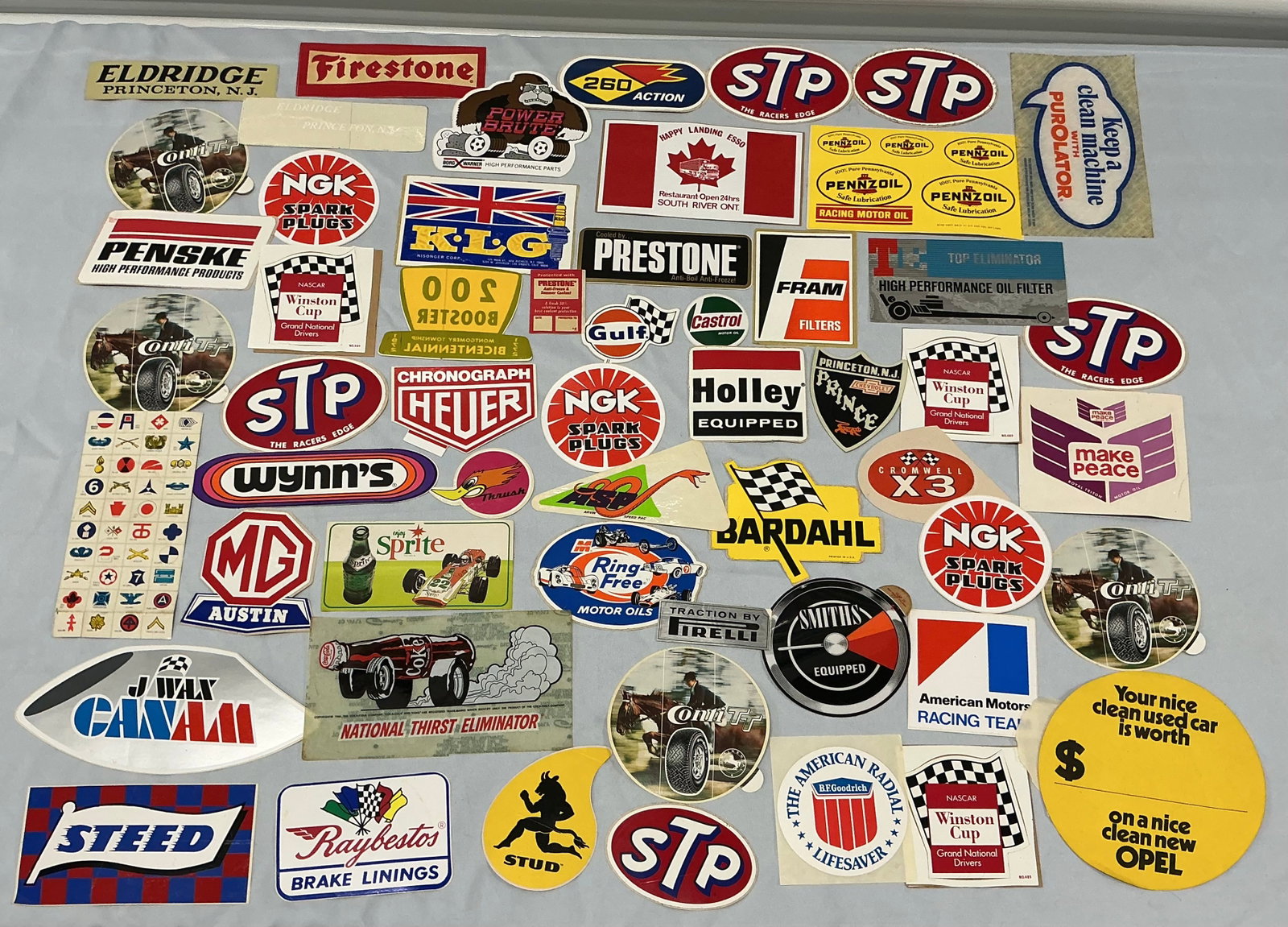 1960s/70s Muscle Car Racing Automotive & Petroliana Stickers & Decals (1 of 6)
