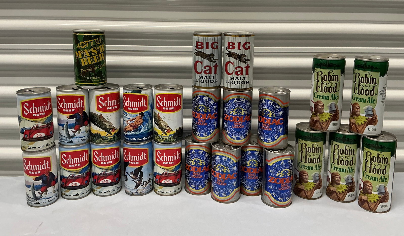 Vintage Beer Cans: All Empty