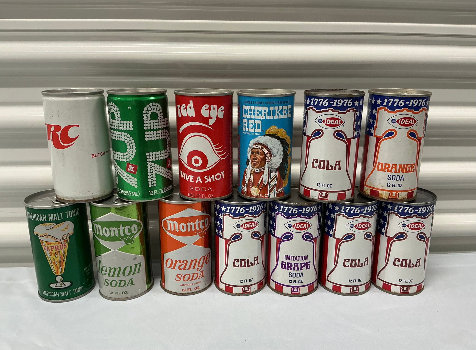 Vintage Pull Tab Soda Cans: All Empty
