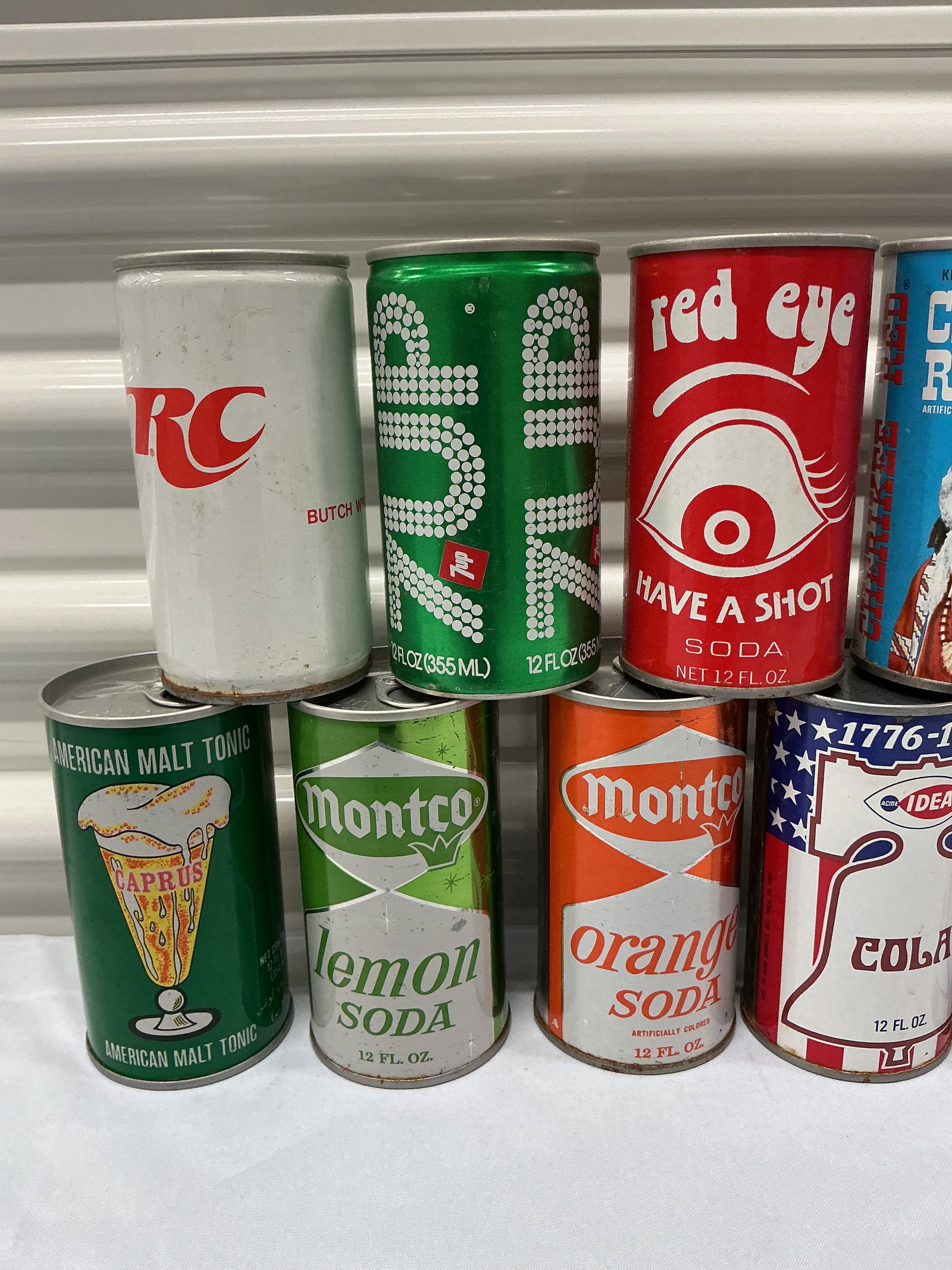 Vintage Pull Tab Soda Cans - 2