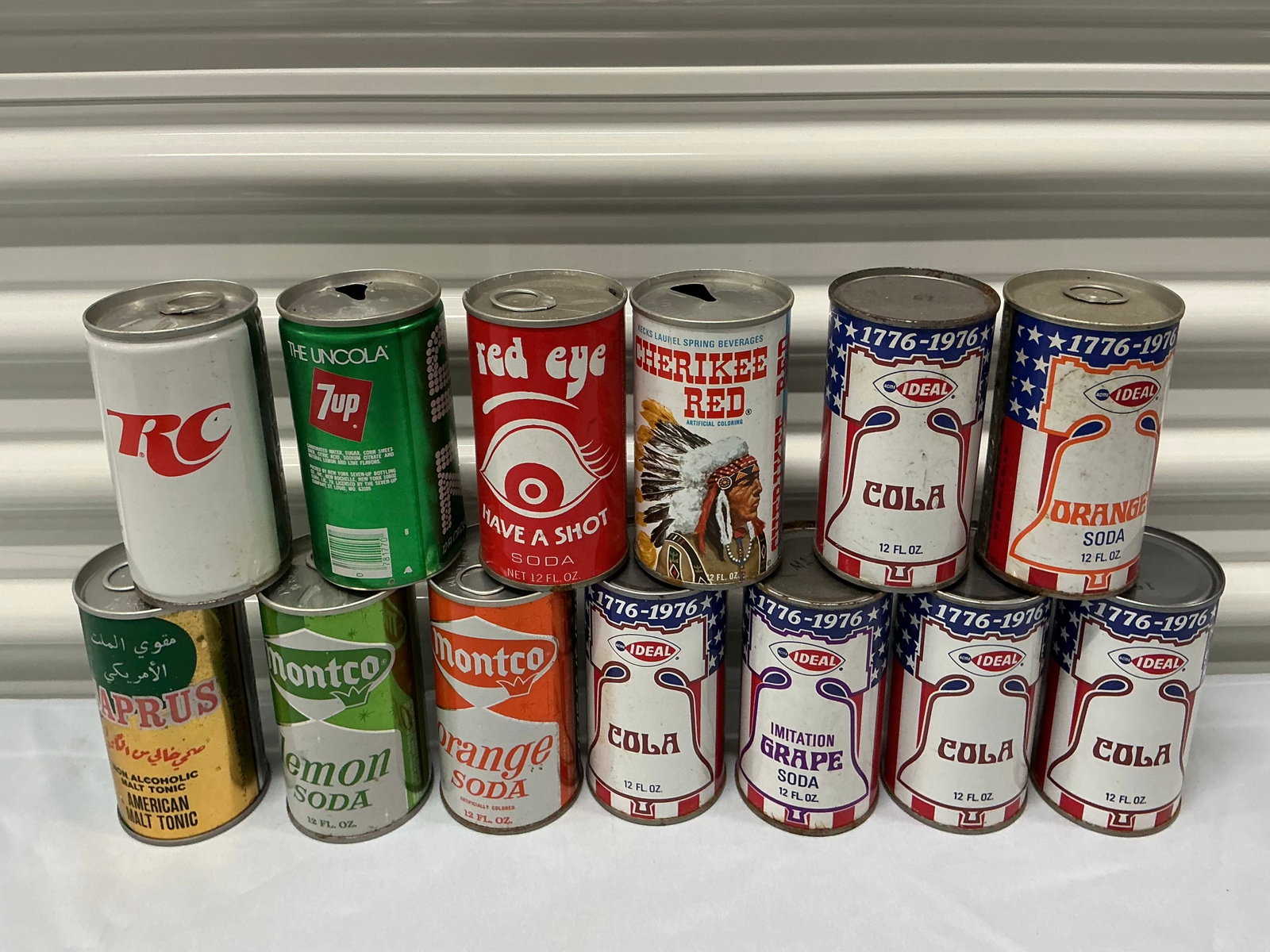 Vintage Pull Tab Soda Cans - 4