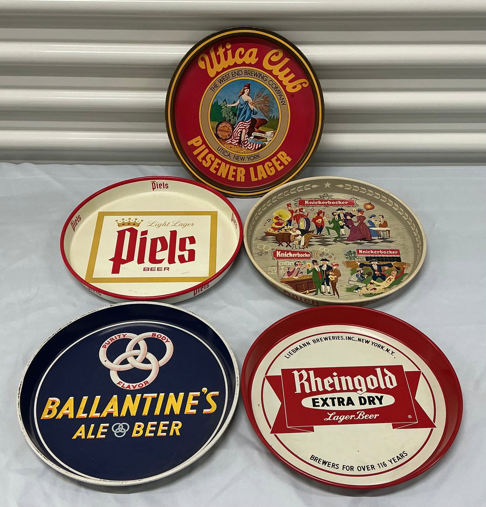 Vintage Beer Trays: Largest 12 in