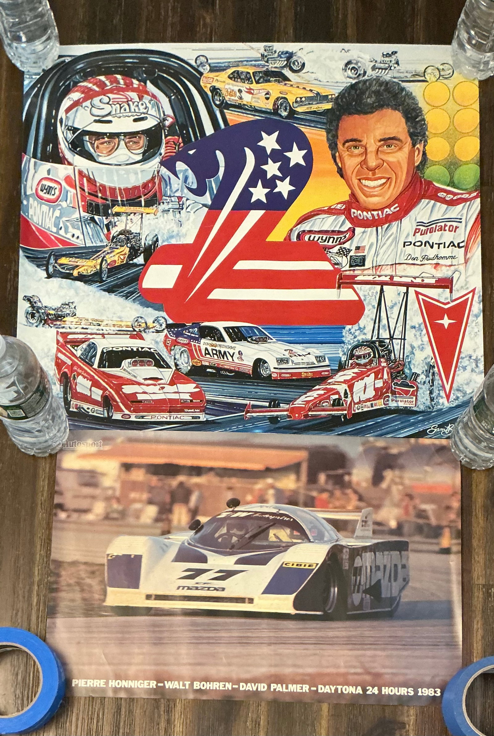 Vintage Racing Posters Sam Bass Art: Larger 21x19