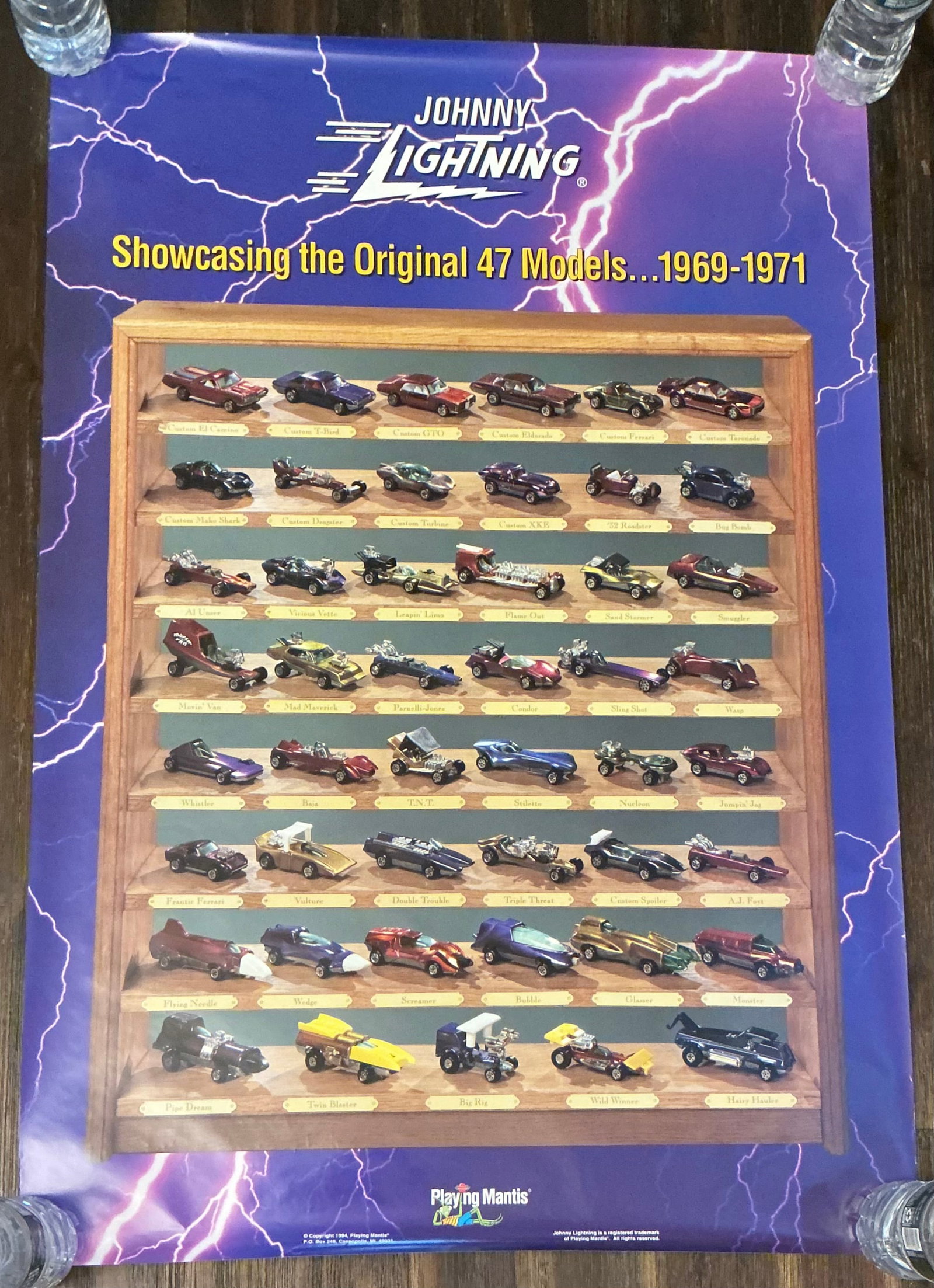 1994 Johnny Lightning Poster - 4