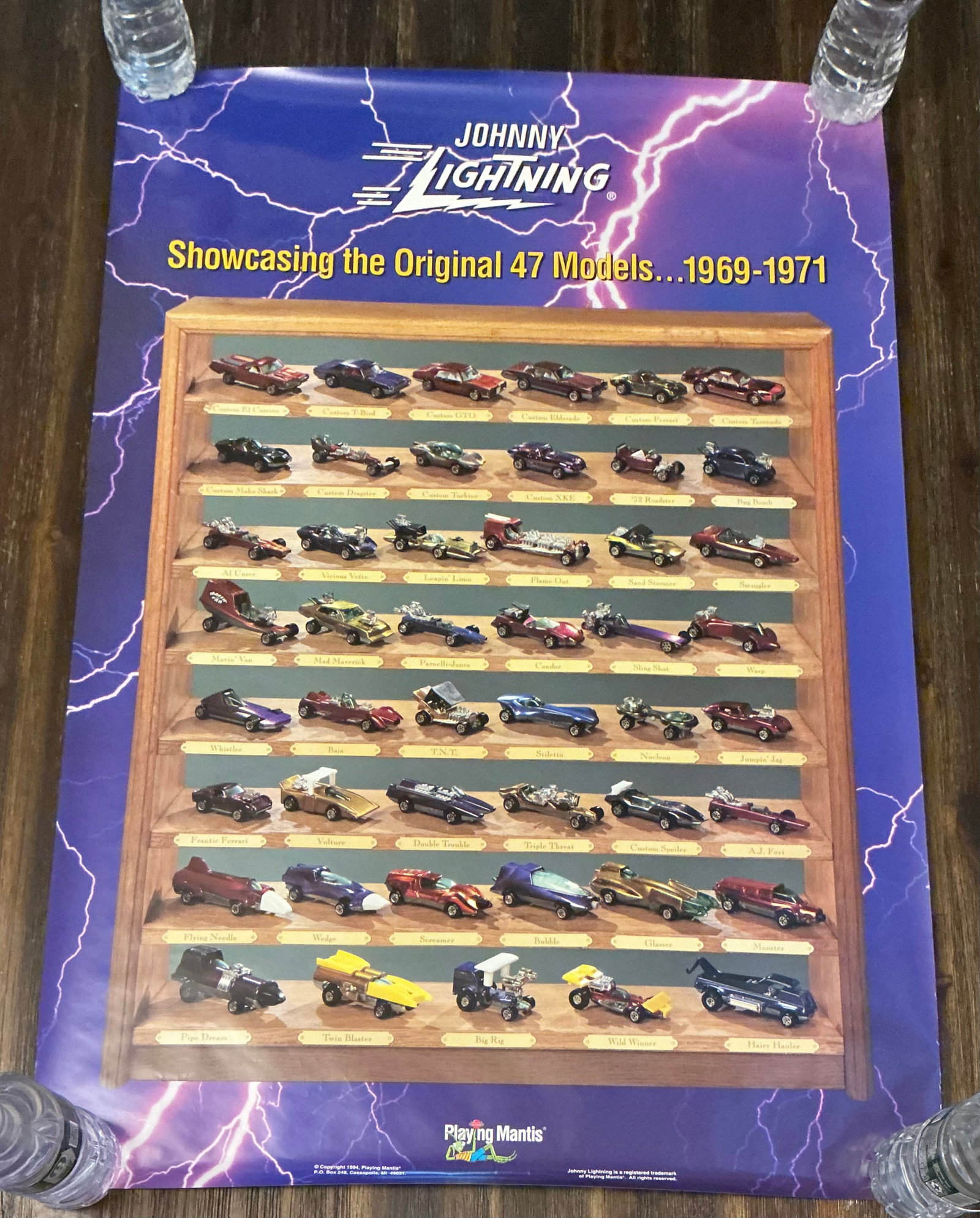 1994 Johnny Lightning Poster: 35.5x24