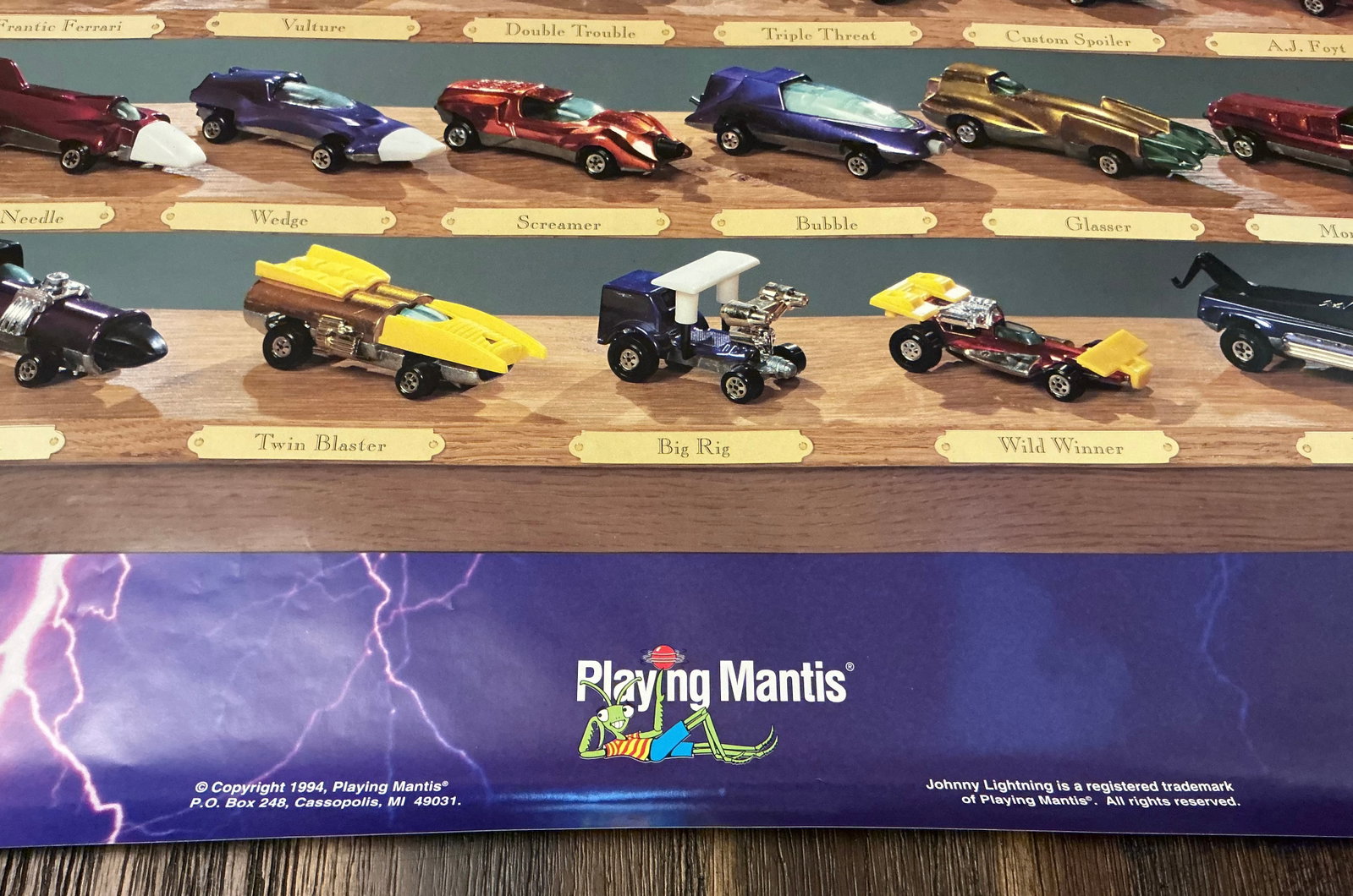 1994 Johnny Lightning Poster - 3