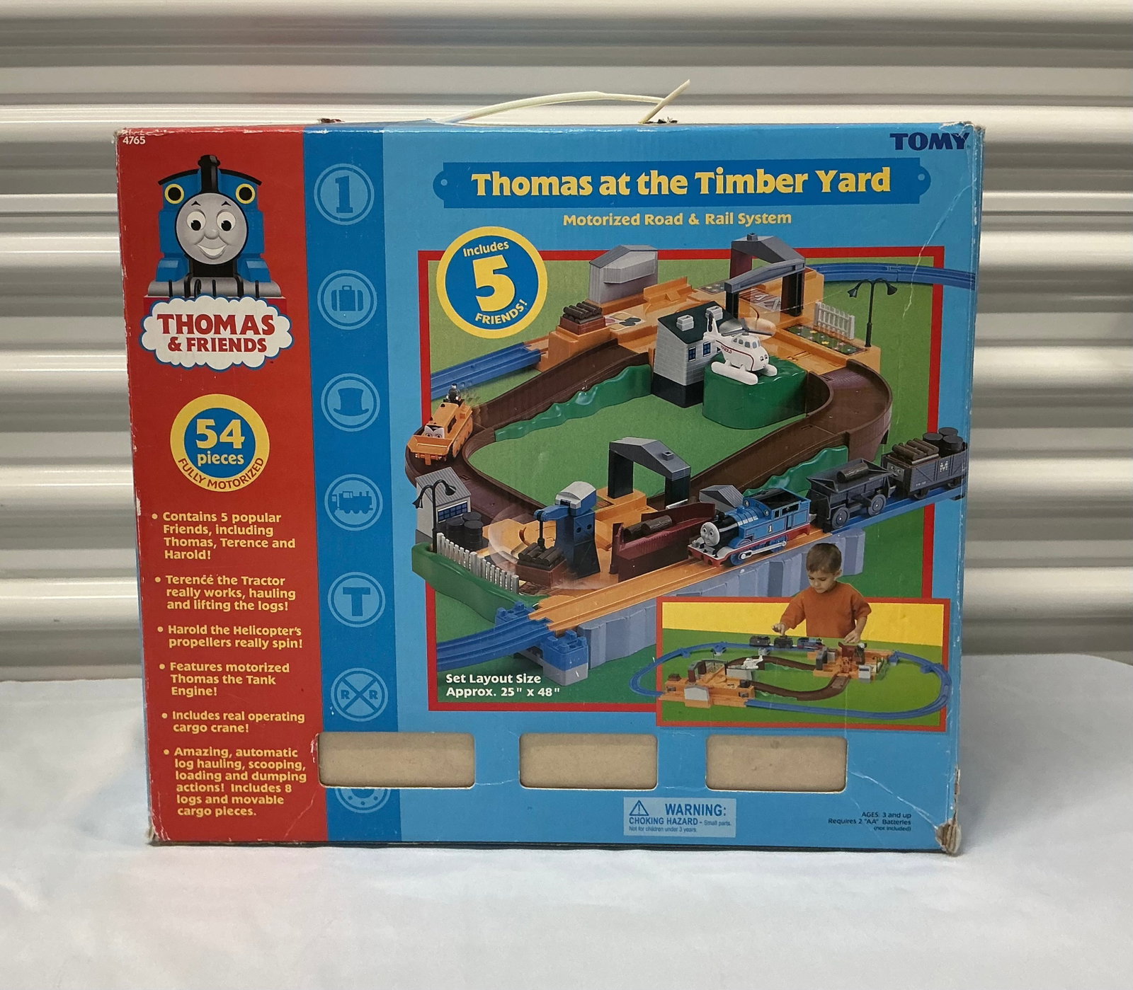 Tomy Thomas & Friends Thomas At The Timber Yard Motorized Rail System: Untested/ Unchecked for Completeness