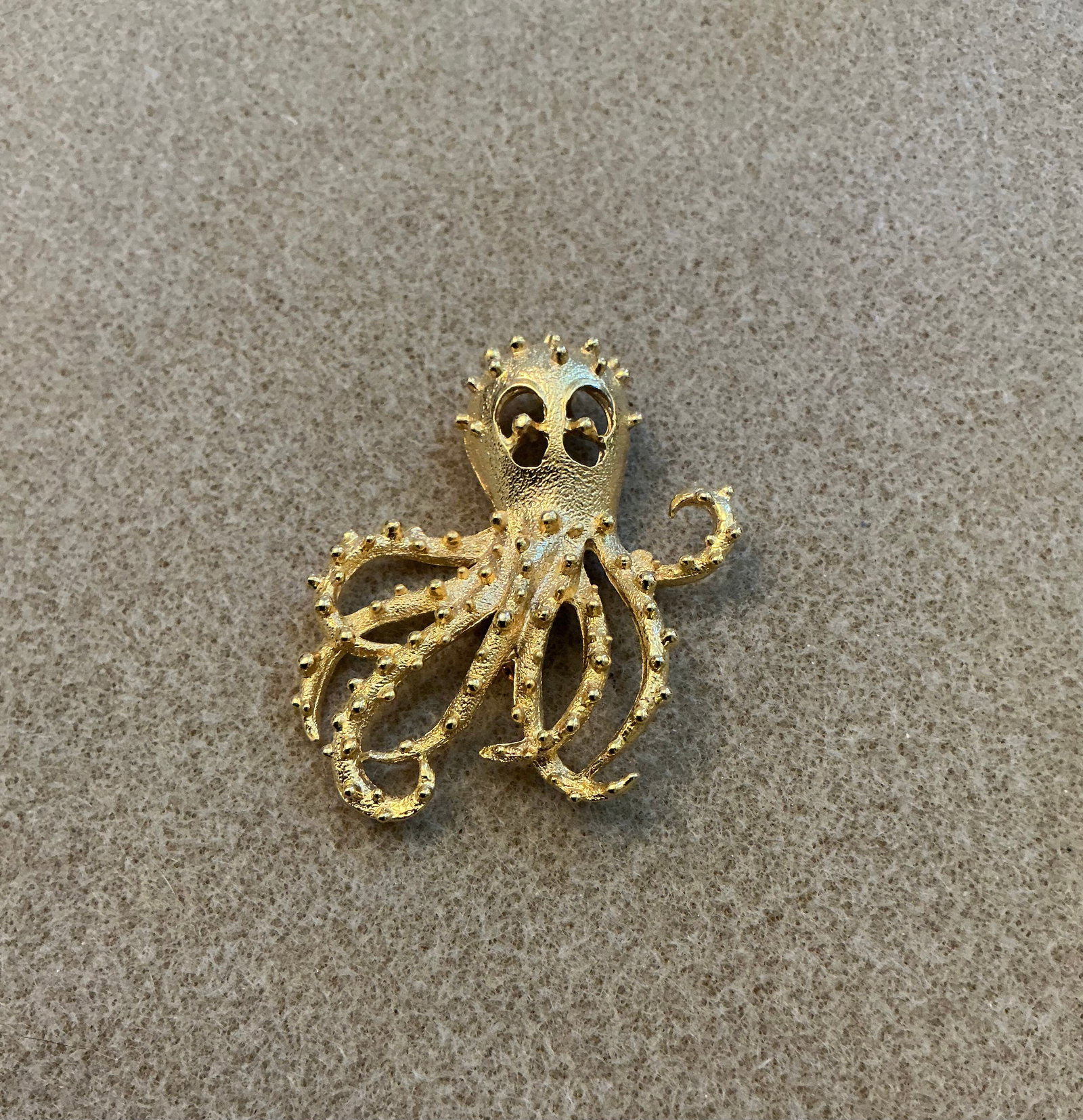 Octopus Brooch - 2