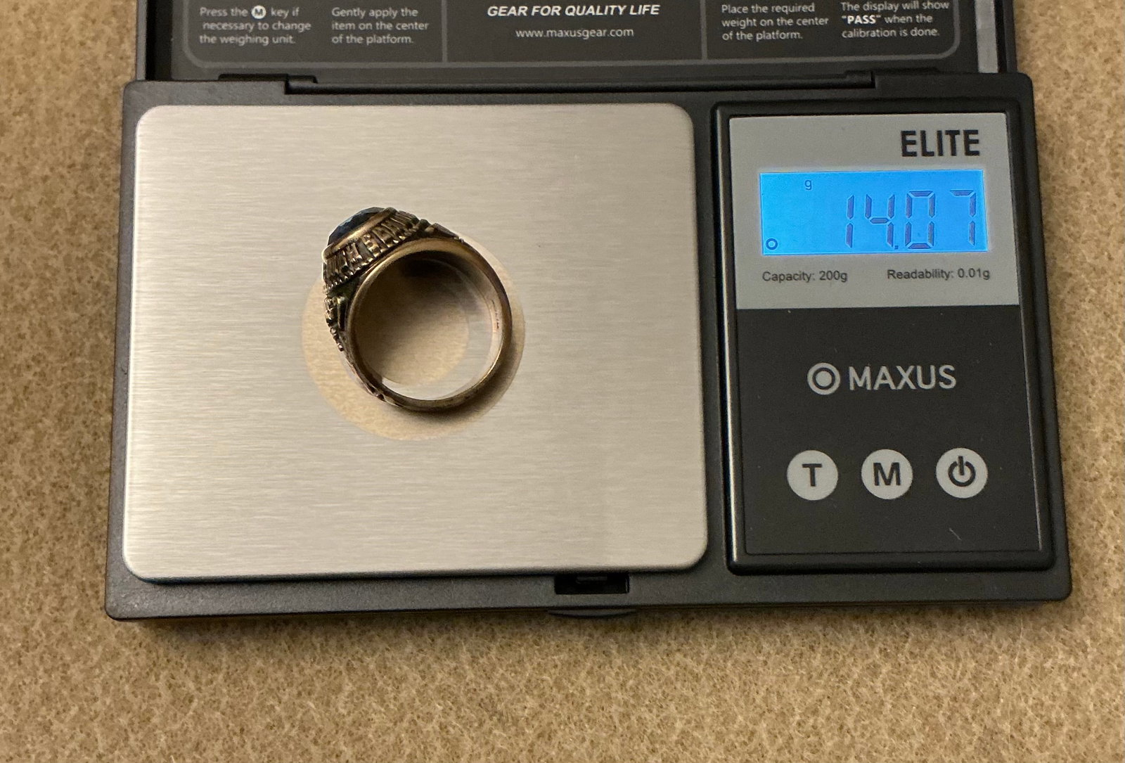 10K Gold Class Ring - 5