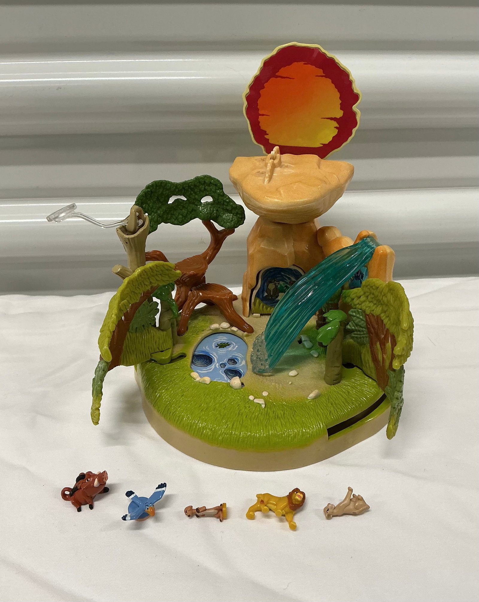 1990s Bluebird Toys Polly Pocket Disney Lion King Playset: With Pieces Shown