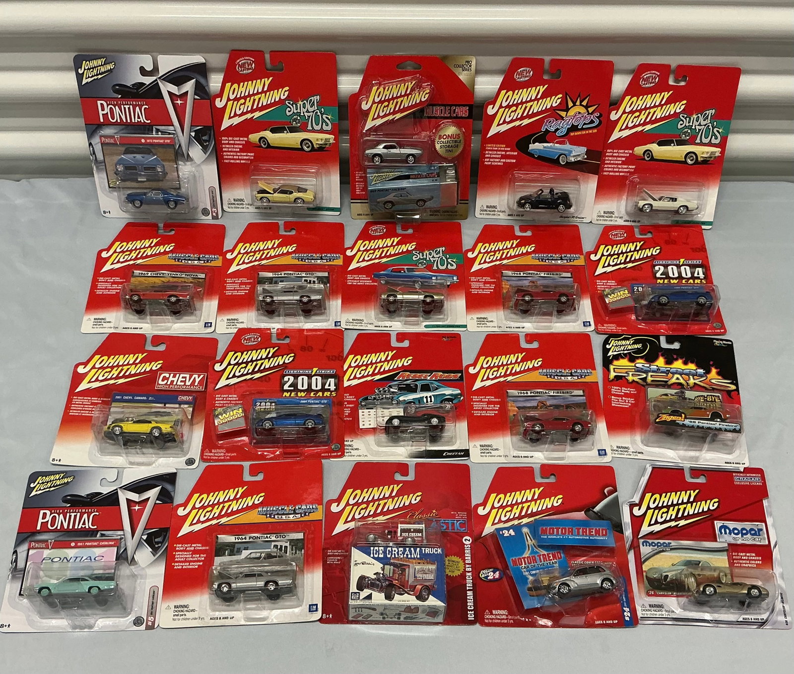Johnny Lightning Die Cast Cars On The Card: All On The Card