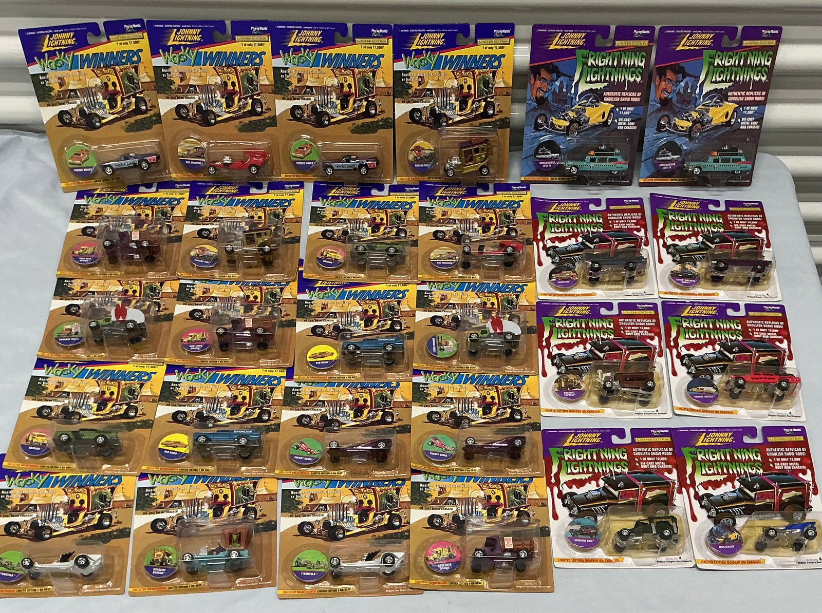 Johnny Lightning Frightning Lightnings & Wacky Winners Die Cast (1 of 5)
