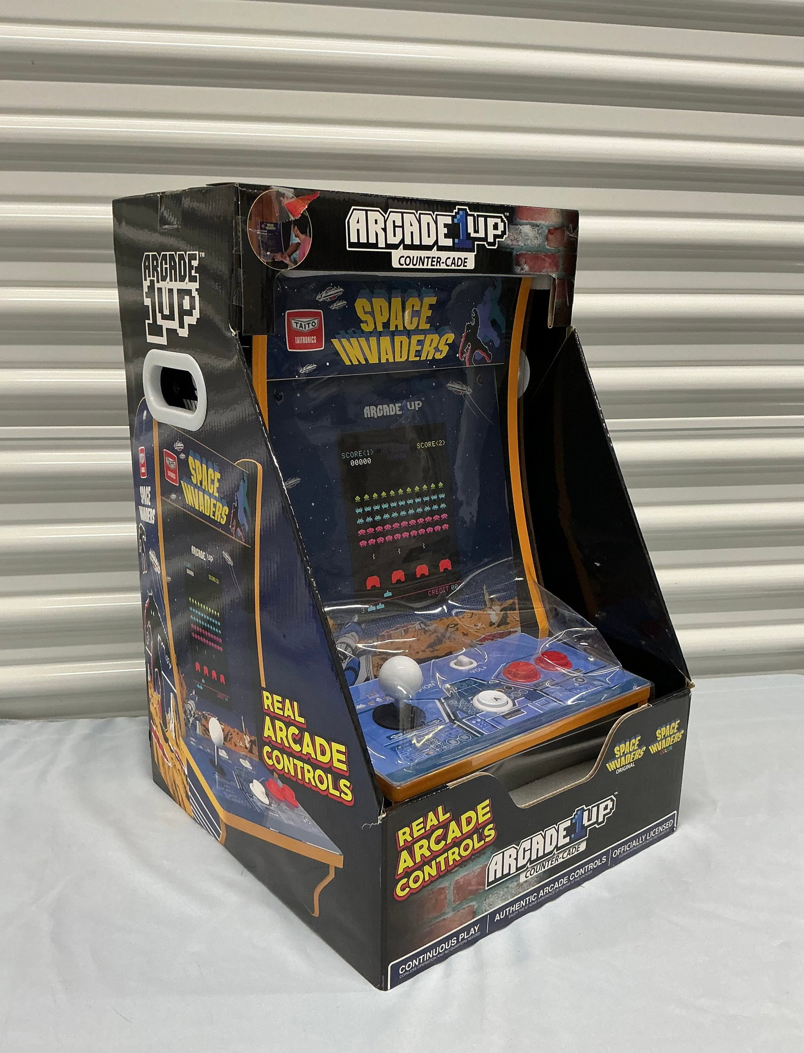 New In Box Space Invaders Arcade 1 Up Counter Top Arcade Game (1 of 6)