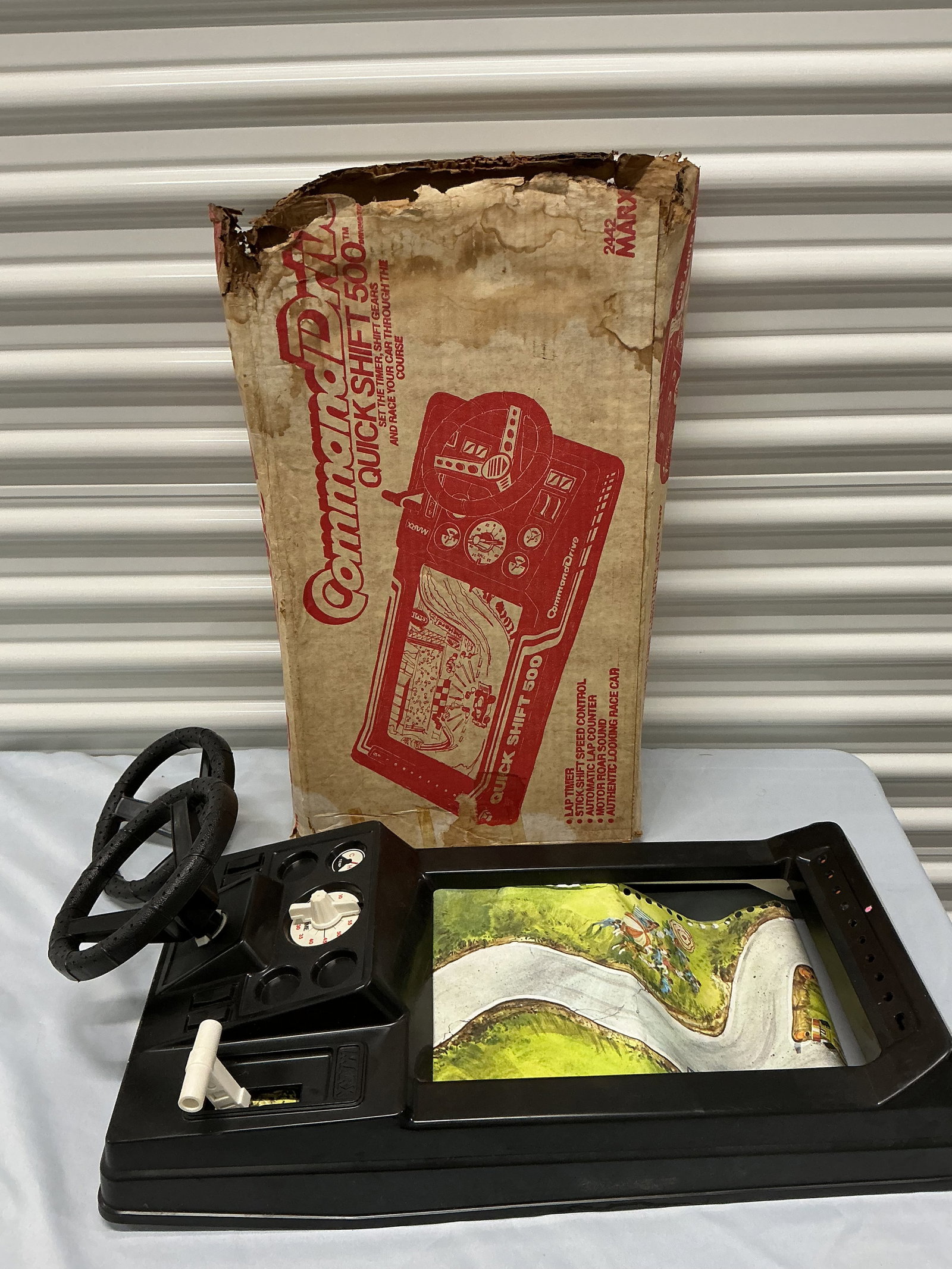 1979 Marx Command Drive Quick Shift 500 Dash Toy - 7